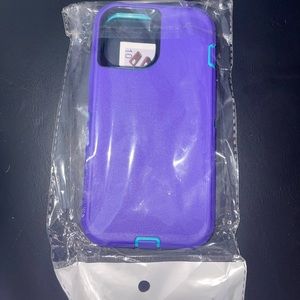 Teal and Purple iPhone 12 Pro Max Case